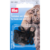 Bonthaken Prym 3 stuks zwart 261453 Sluiting PRYM - BONTHAKEN - 261453 4002272614530